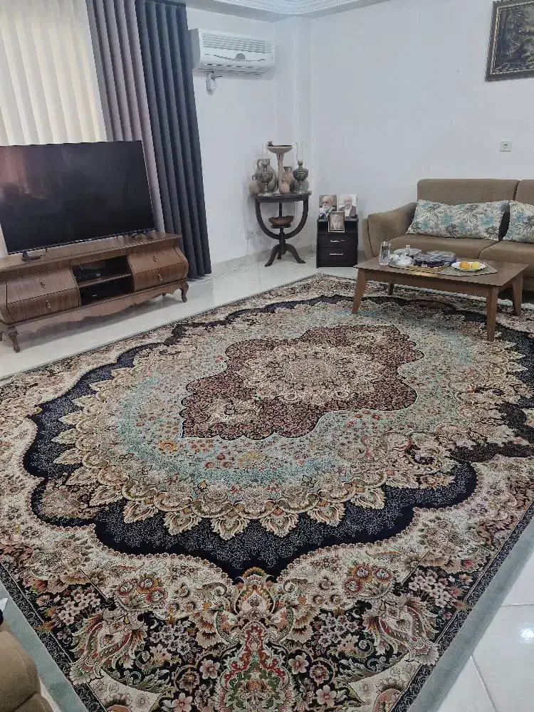 فروش فرش کاشان طرح ارکیده|فرش|بهشهر, |دیوار