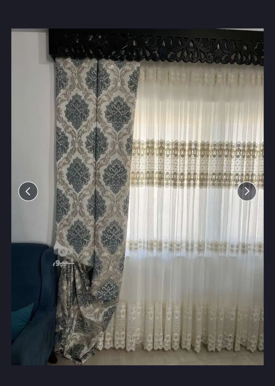 پرده|پرده، رانر، رومیزی|ساری, |دیوار