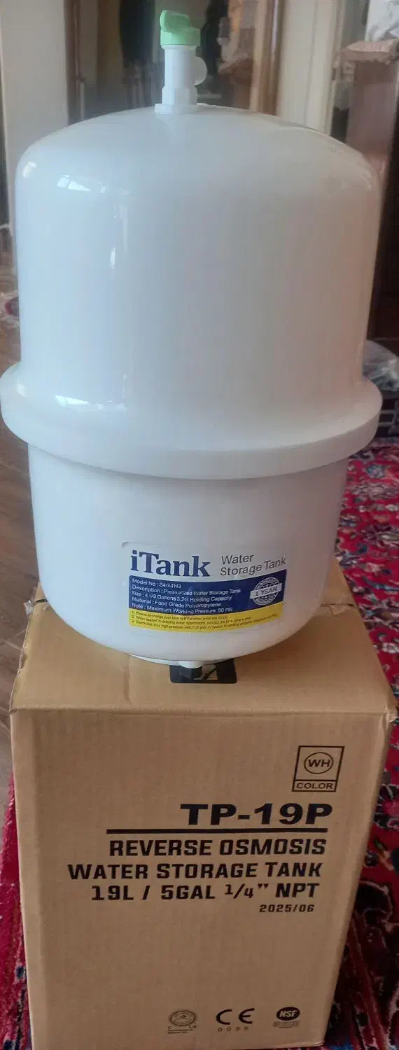 مخزن دستگاه تصفیه آب خانگی تانک لایف 5 گالن|آب‌سردکن و تصفیه آب|تهران, بروجردی|دیوار