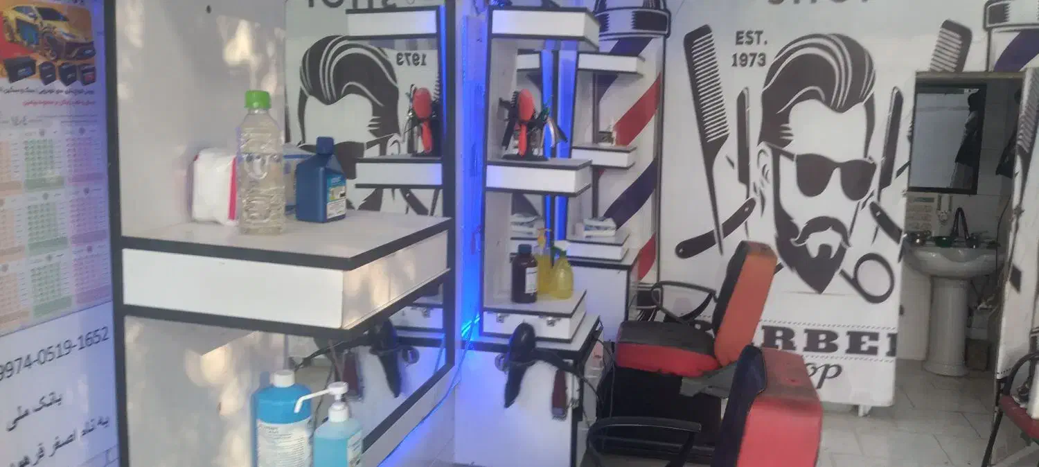 فروش دکور و صندلی کار طرح برقی آرایشگاه|آرایشگاه و سالن‌های زیبایی|ورامین, ورامین|دیوار