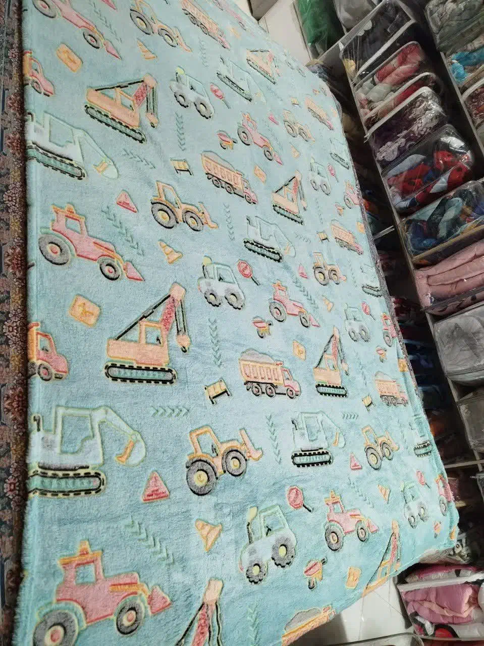 پتوی شب نمای ایرانی|رختخواب، بالش، پتو|بیرجند, |دیوار