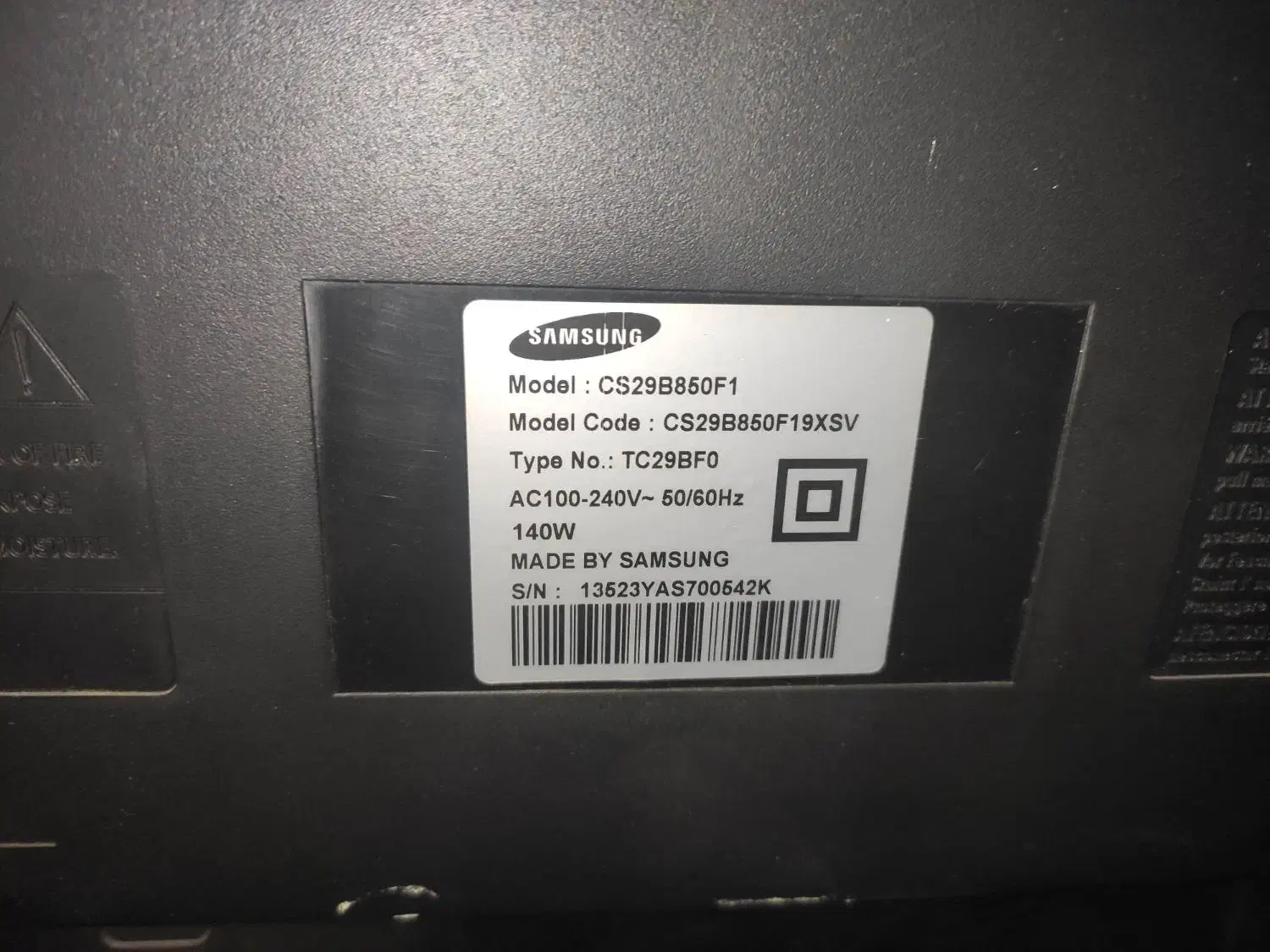 تلویزیون سامسونگ ۲۹ اینچ|تلویزیون و پروژکتور|تهران, بهارستان|دیوار