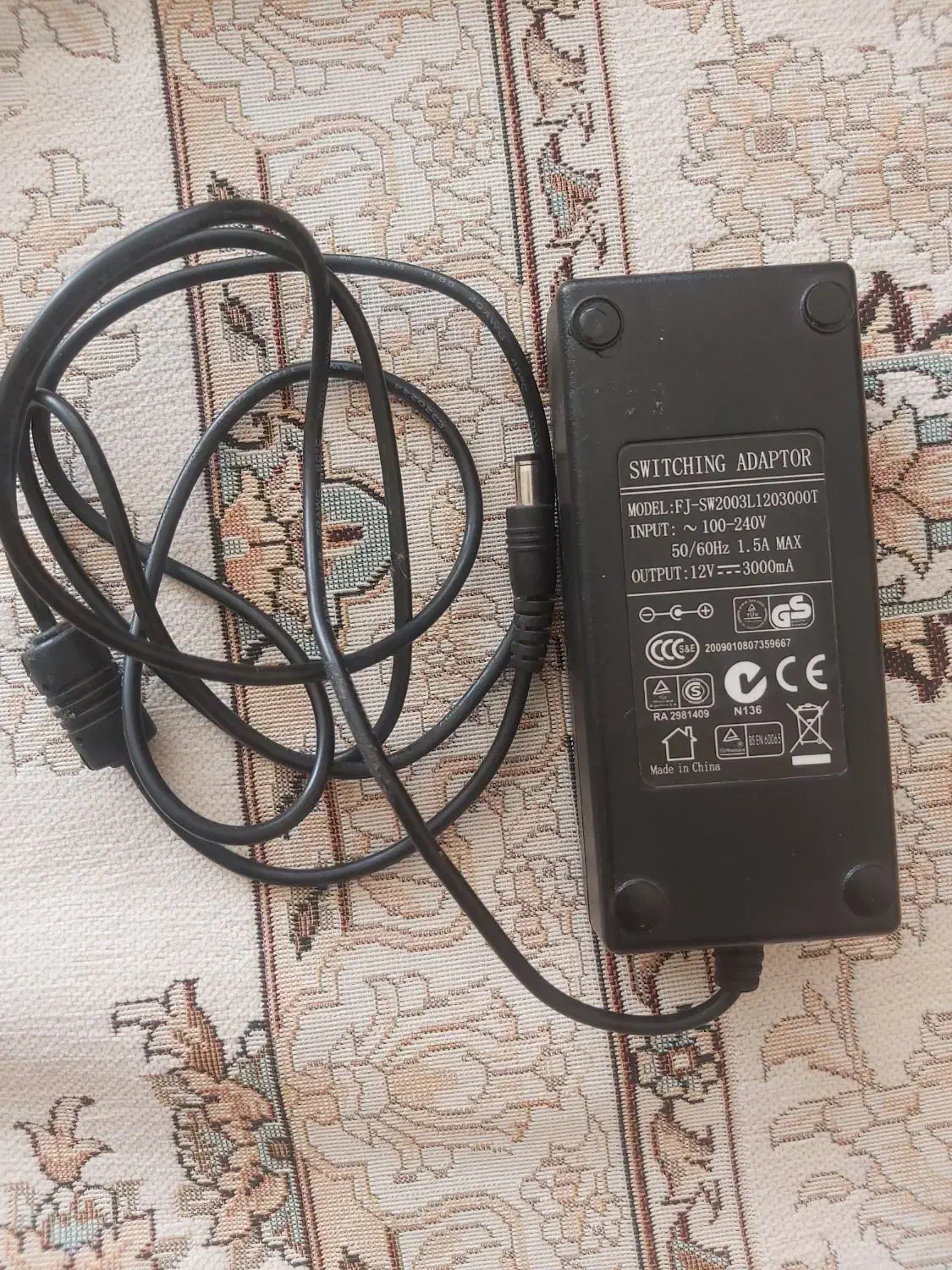 آداپتور ۱۲ ولت ۳ آمپر|مودم و تجهیزات شبکه|تبریز, |دیوار