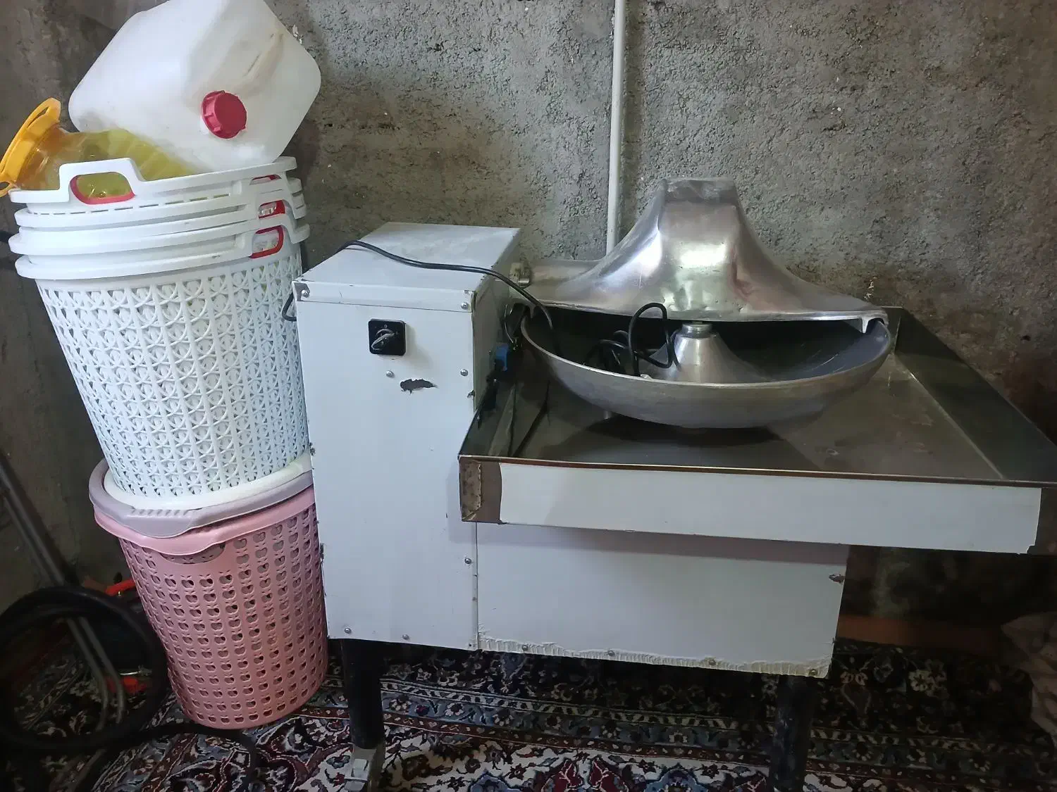 دستگاه سبزی خوردنکن صنعتی  در حد نو و سایلها|ماشین‌آلات صنعتی|جلین, |دیوار