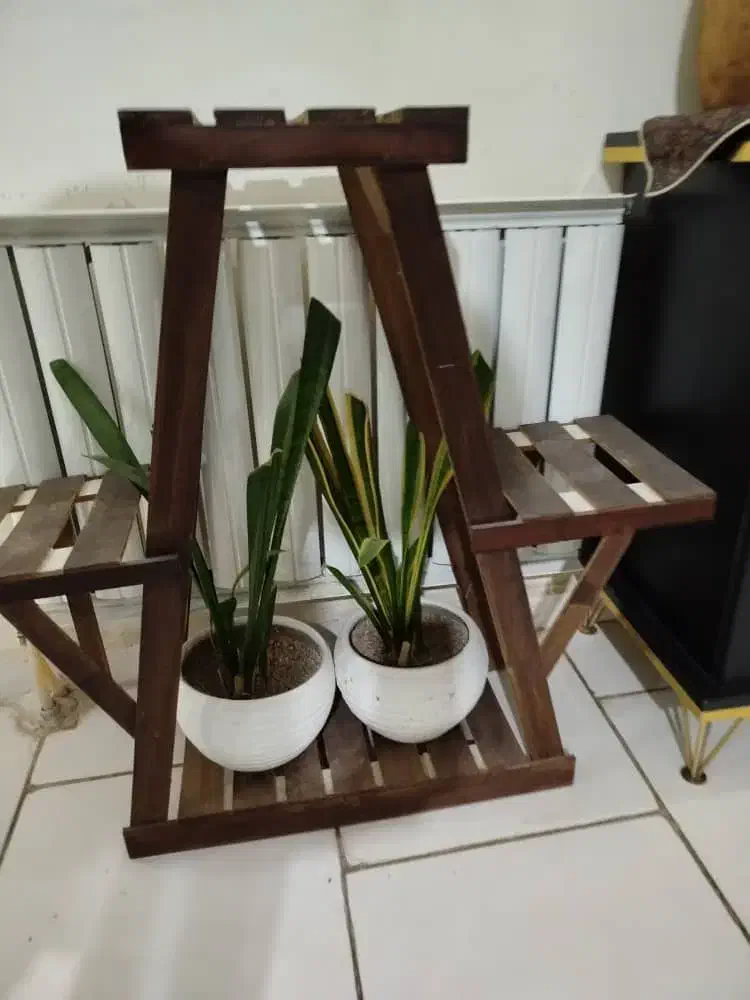 دوعدد گلدون و تنگ ماهی واستند با گلدون|ماهی|پرند, فاز ۶|دیوار