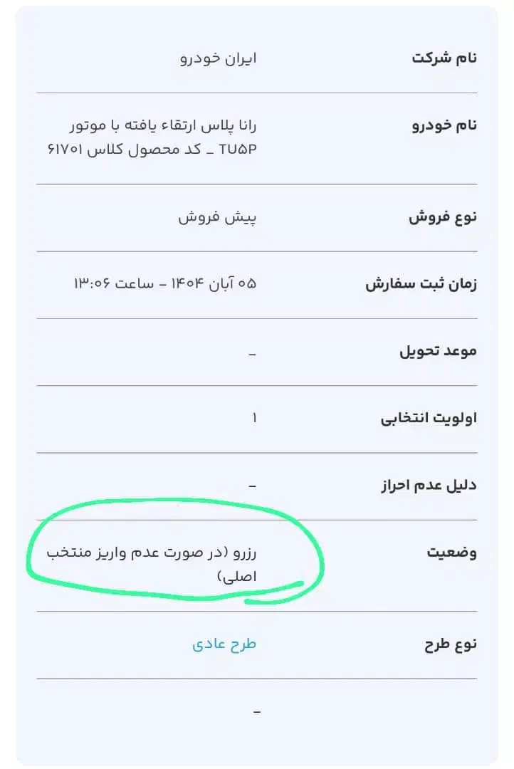 فروش حواله راناپلاس ارتقایافته باموتورTu5p|خودرو سواری و وانت|بوشهر, |دیوار