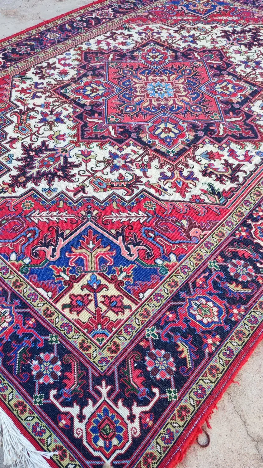 فرش نه متری هریس|فرش|باسمنج, |دیوار