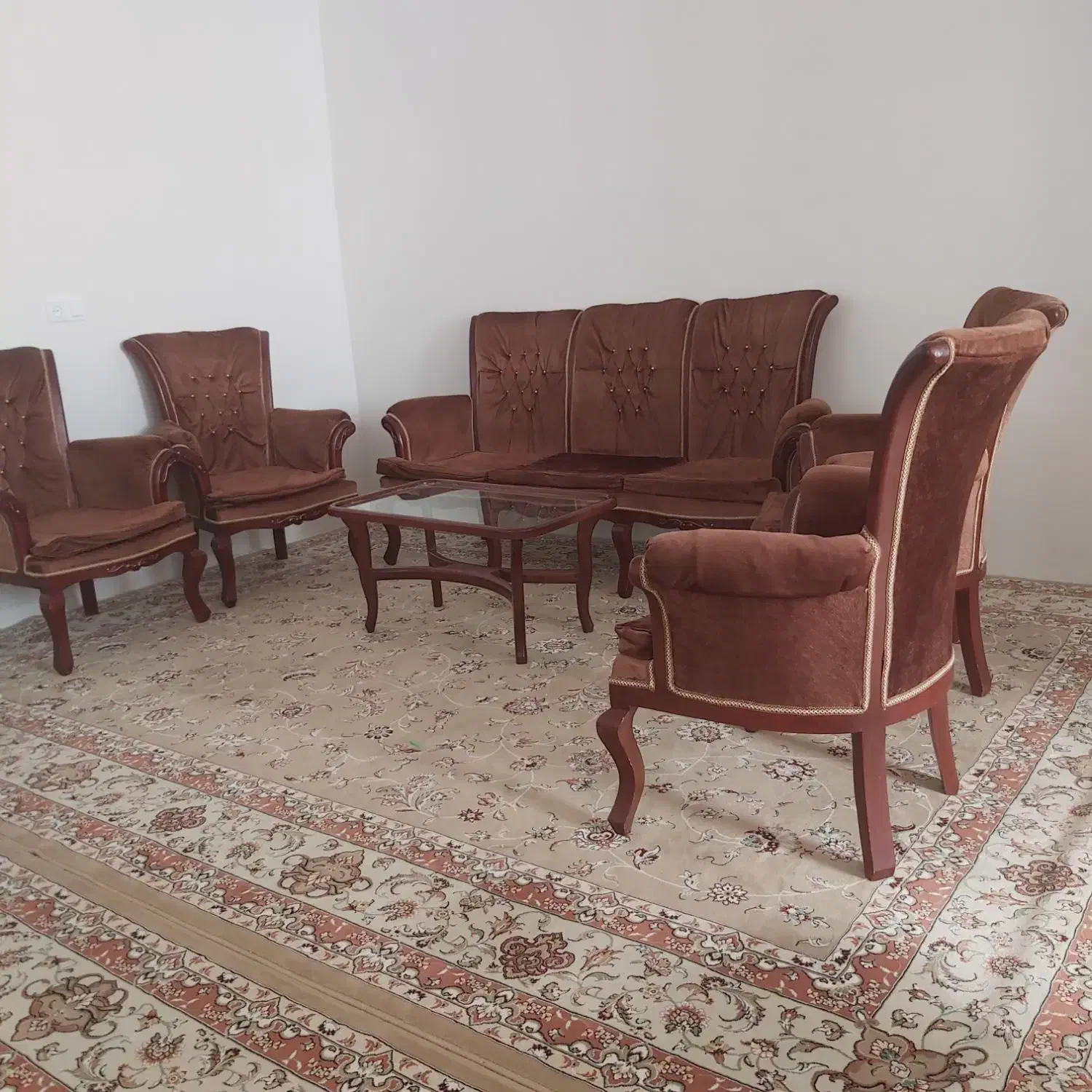 مبل ۷ نفره|مبلمان خانگی و میز عسلی|شازند, |دیوار