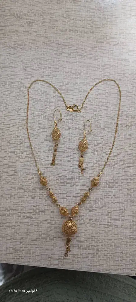 گلوبند و گوشواره ۱۲ گرم|جواهرات|نورآباد ممسنی, |دیوار