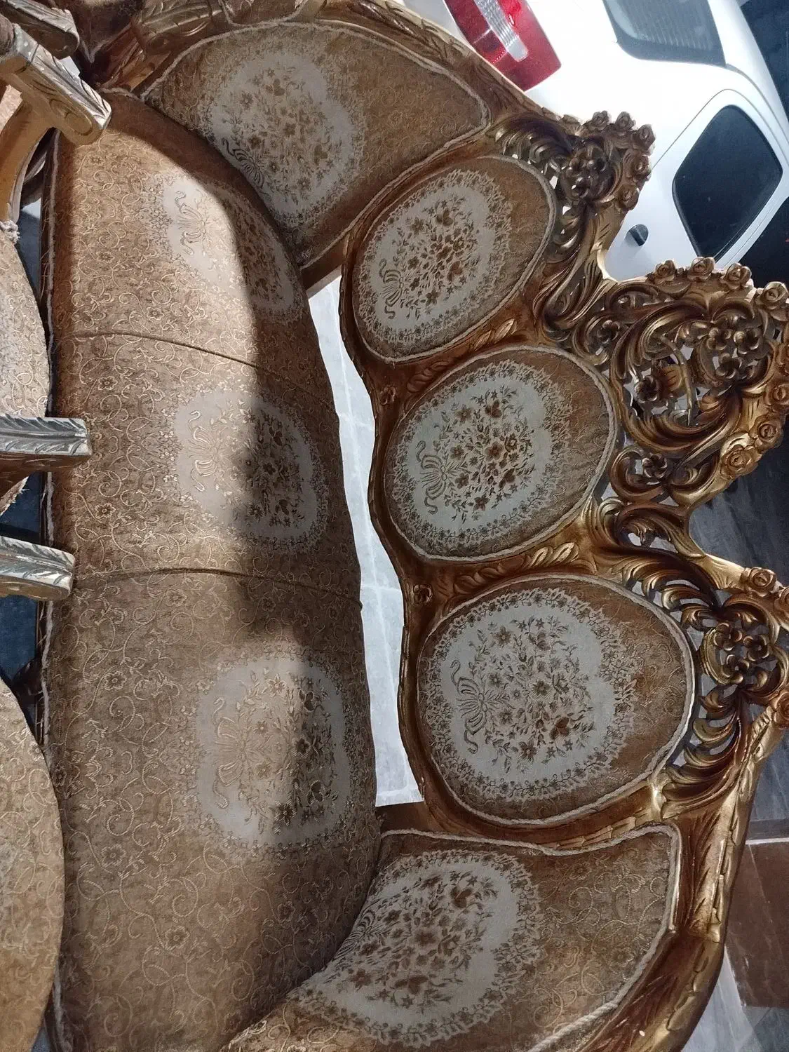 مبل نیمه سلطنتی|مبلمان خانگی و میز عسلی|زنجان, |دیوار