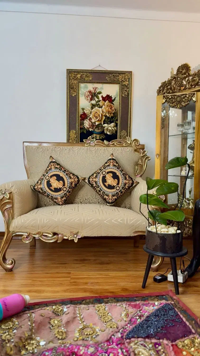 مبل و نهارخوزی استیل سلطنتی سفارشی کار دست|مبلمان خانگی و میز عسلی|تهران, زعفرانیه|دیوار