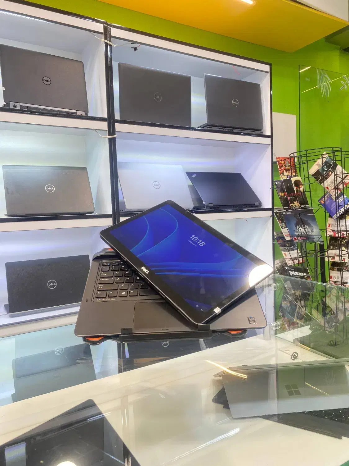 لپتاپ تبلت شو لمسی + کیبورد Dell 735 مناسب مدرسه|رایانه همراه|تهران, اباذر|دیوار