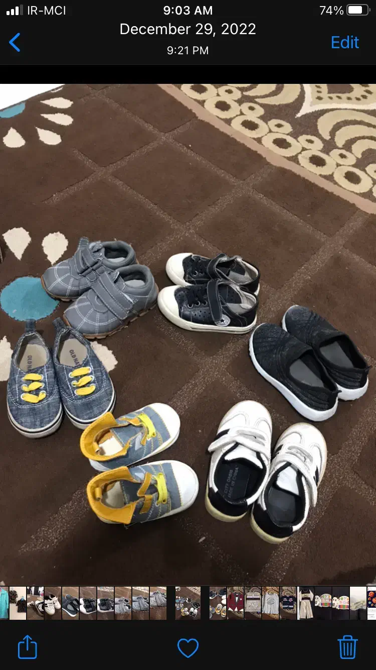 چهار جفت|کفش و لباس بچه|بندر کنگان, |دیوار