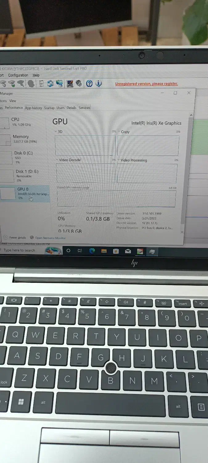 لپ تاپ بدنه فلز نسل ۱۱ hp|رایانه همراه|شاهینشهر, بوستان حافظ|دیوار