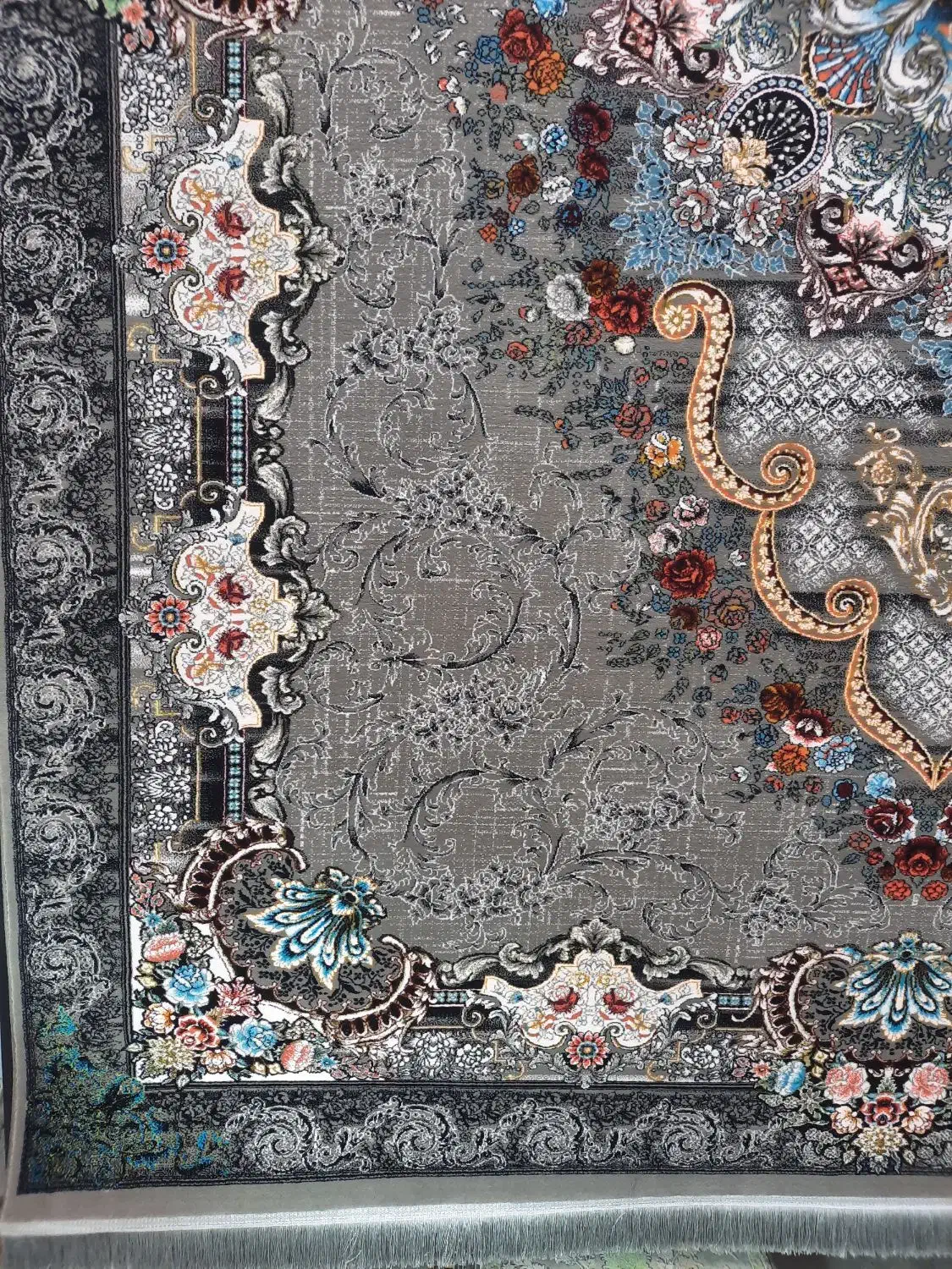 فرش۷۰۰شانه باتراکم۲۵۵۰اصلی درسا طوسی ۱۲رنگ اصلی|فرش|مشکین‌دشت, |دیوار