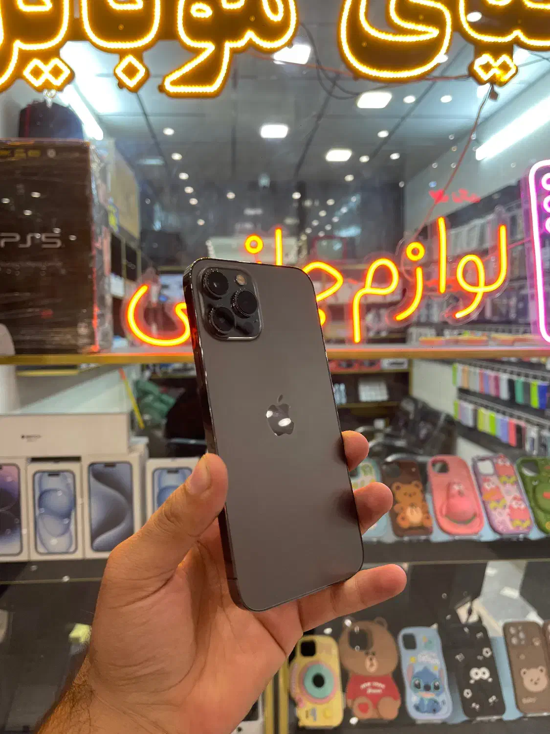آیفون 12promax باتری ۷۸٪ باحافظه 128 گیگ|موبایل|زنجان, |دیوار