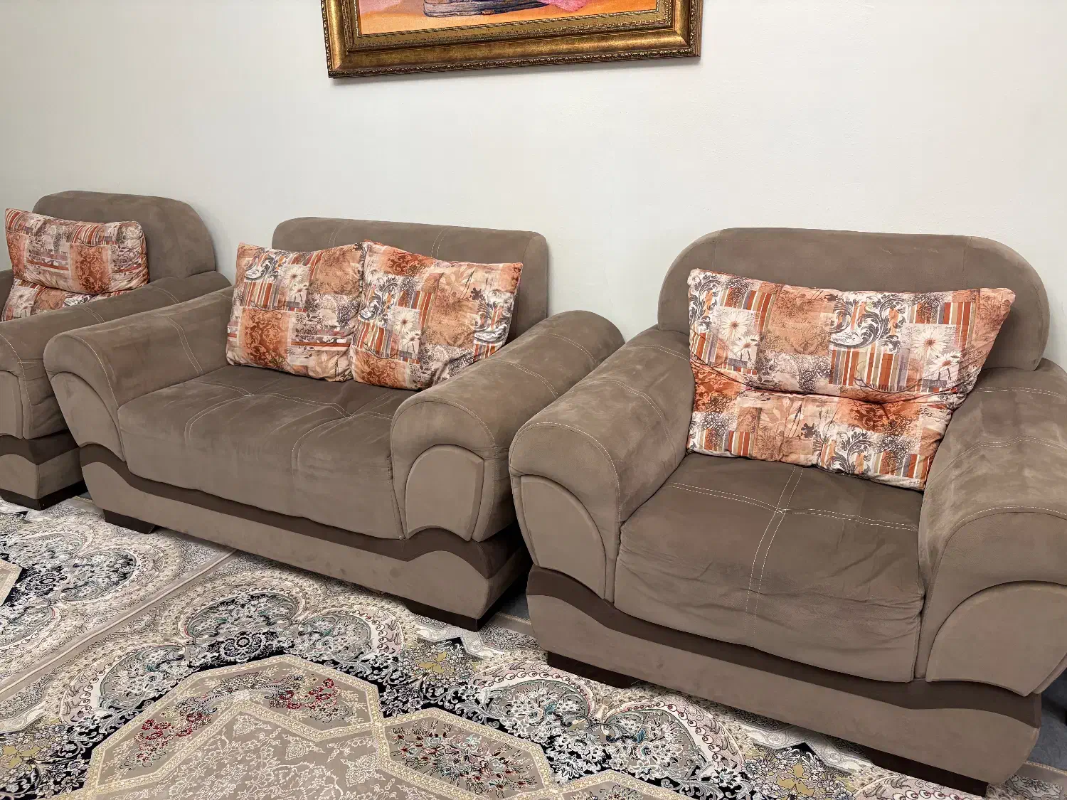 مبل ۷ نفره راحتی|مبلمان خانگی و میز عسلی|تهران, شهید فکوری|دیوار