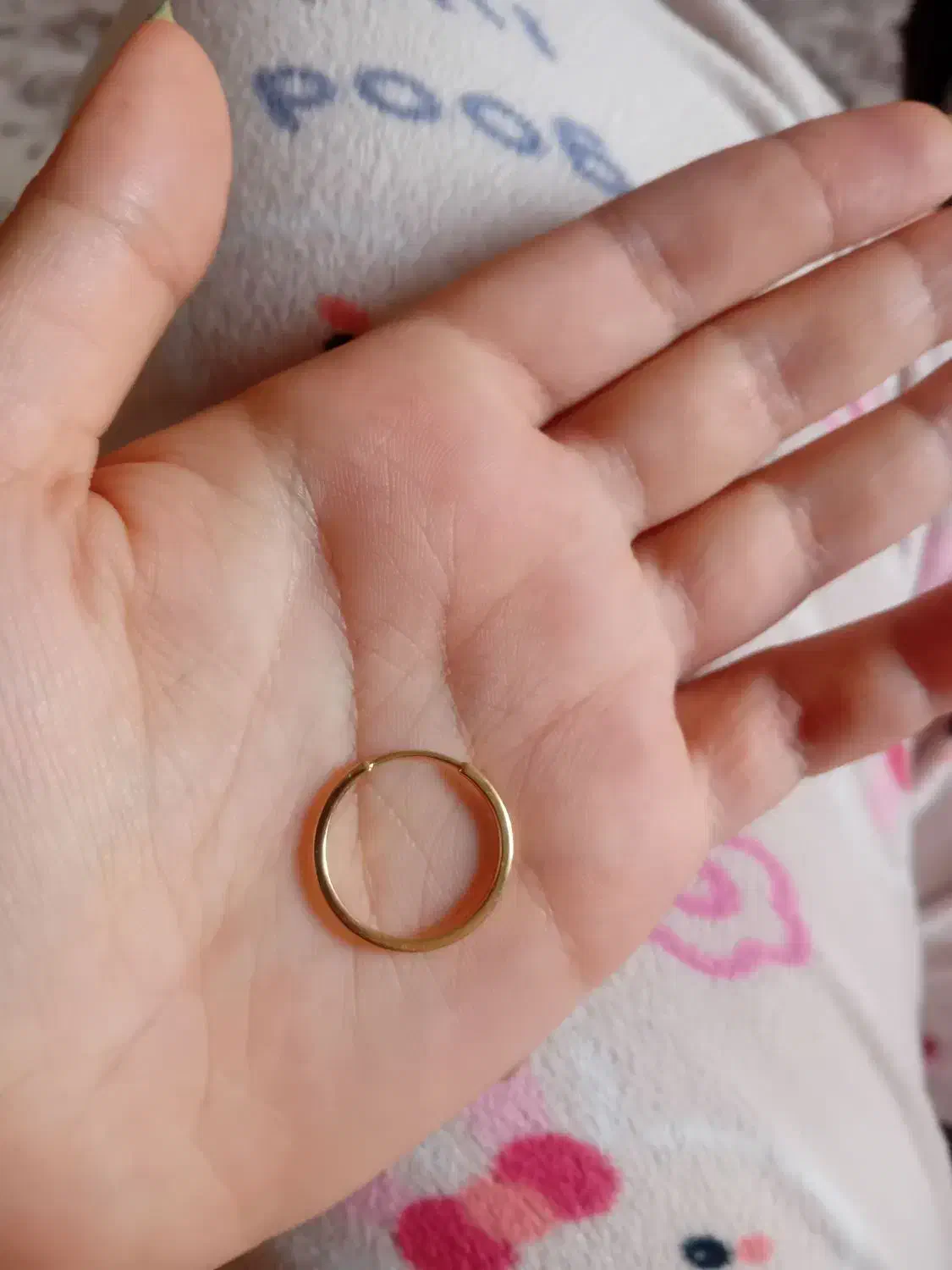 یک لنگه گوشواره حلقه ای گم شده|جواهرات|ایلام, |دیوار