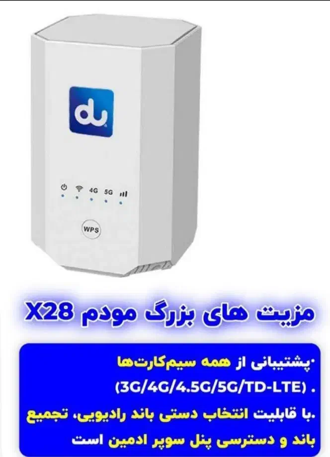 مودم حرفه ای X28 ZLT - 5G|مودم و تجهیزات شبکه|قشم, |دیوار