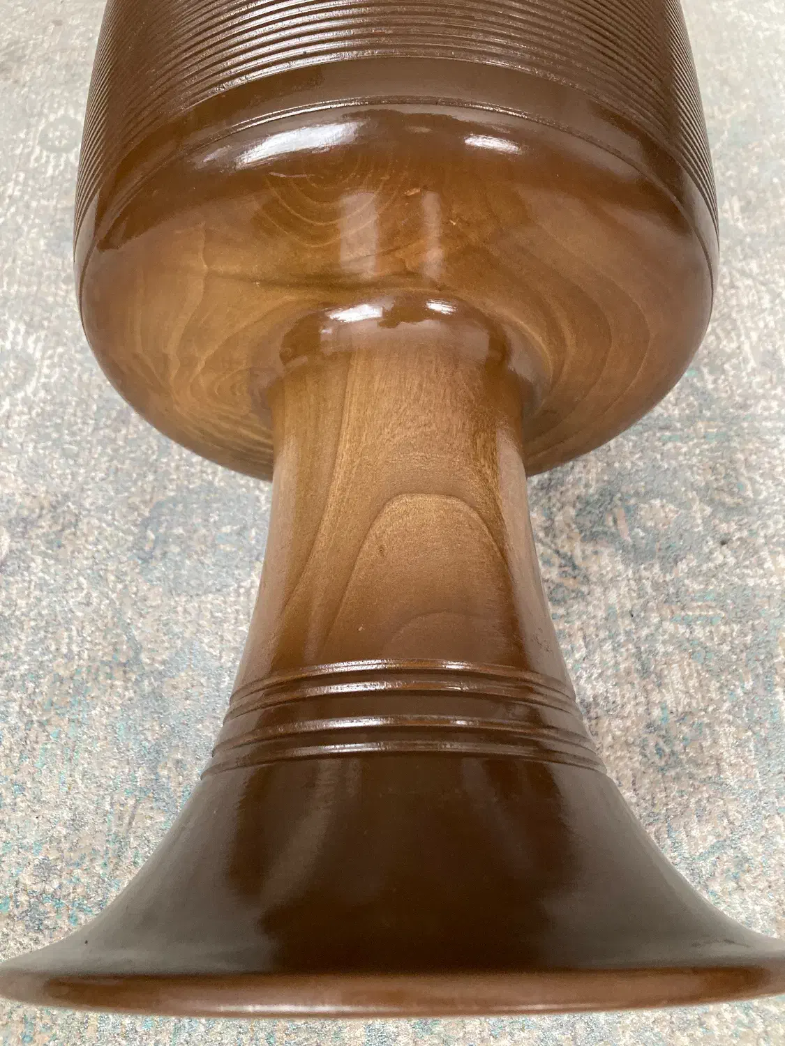 تنبک حلمی یک تکه گردو|سازهای سنتی|بروجرد, |دیوار