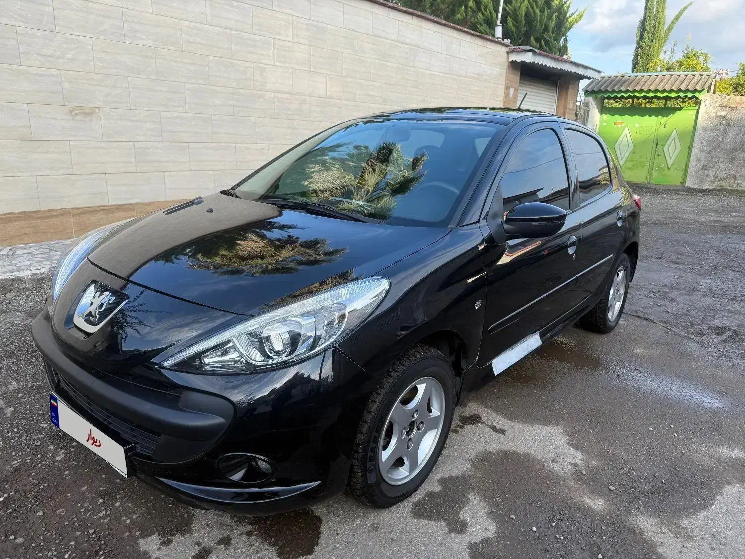 پژو ۲۰۷ پانا مشکی ۱۴۰۱|خودرو سواری و وانت|رشت, سعدی (تختی)|دیوار