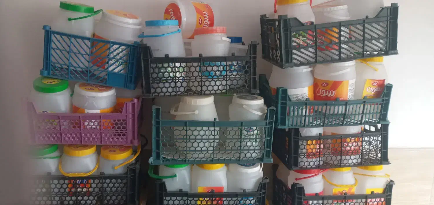 دبه خالی ماست ، ۱۰۰ عدد|ظروف نگهدارنده، پلاستیکی، یک‌بارمصرف|ابهر, |دیوار