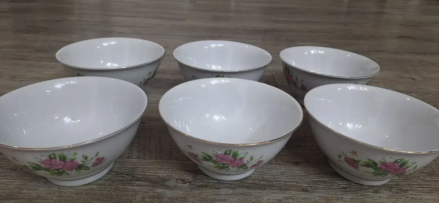 کاسه آبگوشت چینی گلسرخی اصل چین|ظروف سرو و پذیرایی|آباده, |دیوار