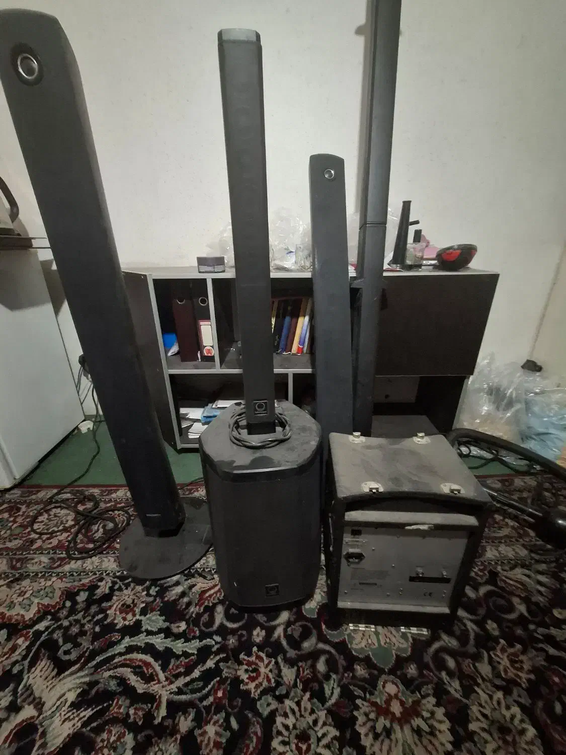 اسپیکر قوی turbo sound ip500 به همراه یک آمپلی|سیستم صوتی خانگی|تهران, شهرک فردوس (حسینی)|دیوار