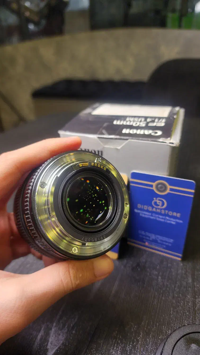 لنز کنن  Canon 50mm F1.4 USM|دوربین عکاسی و فیلم‌برداری|تهران, فردوسی|دیوار