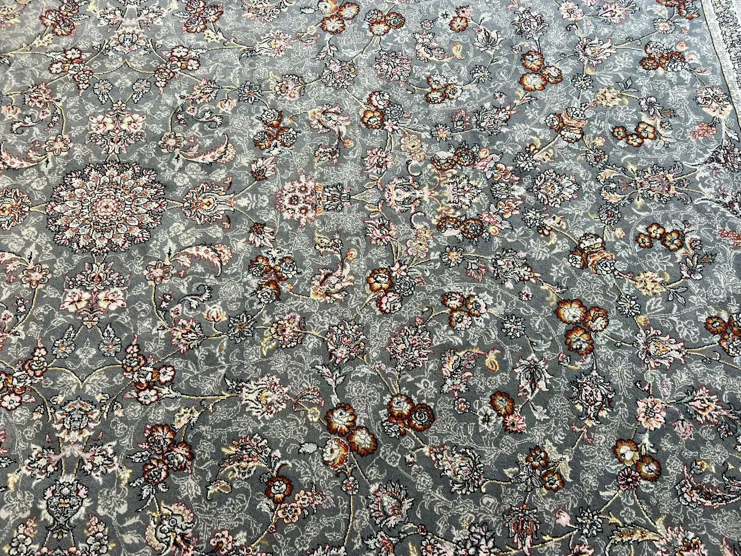 فرش ابریشم اصل اکریلیک صادراتی ۶ متری|فرش|بانه, |دیوار