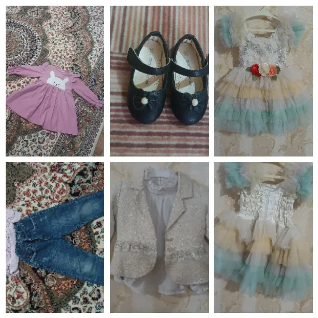 لباس دخترانه از نوزادی تا۳سال نونو|کفش و لباس بچه|مشهد, وکیلآباد|دیوار