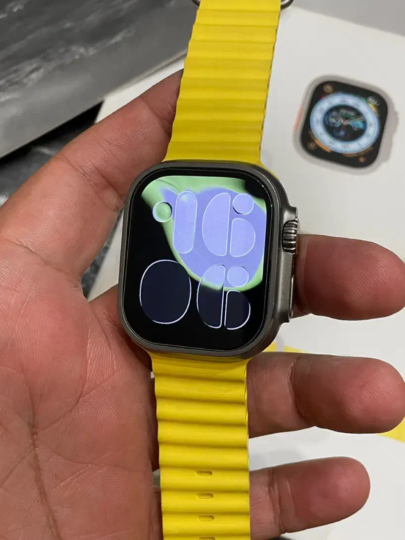 خاصترین اپل واچ اولترا بند زرد اوشن باتری 98|لوازم جانبی موبایل و تبلت|تهران, دریاچه شهدای خلیج فارس|دیوار