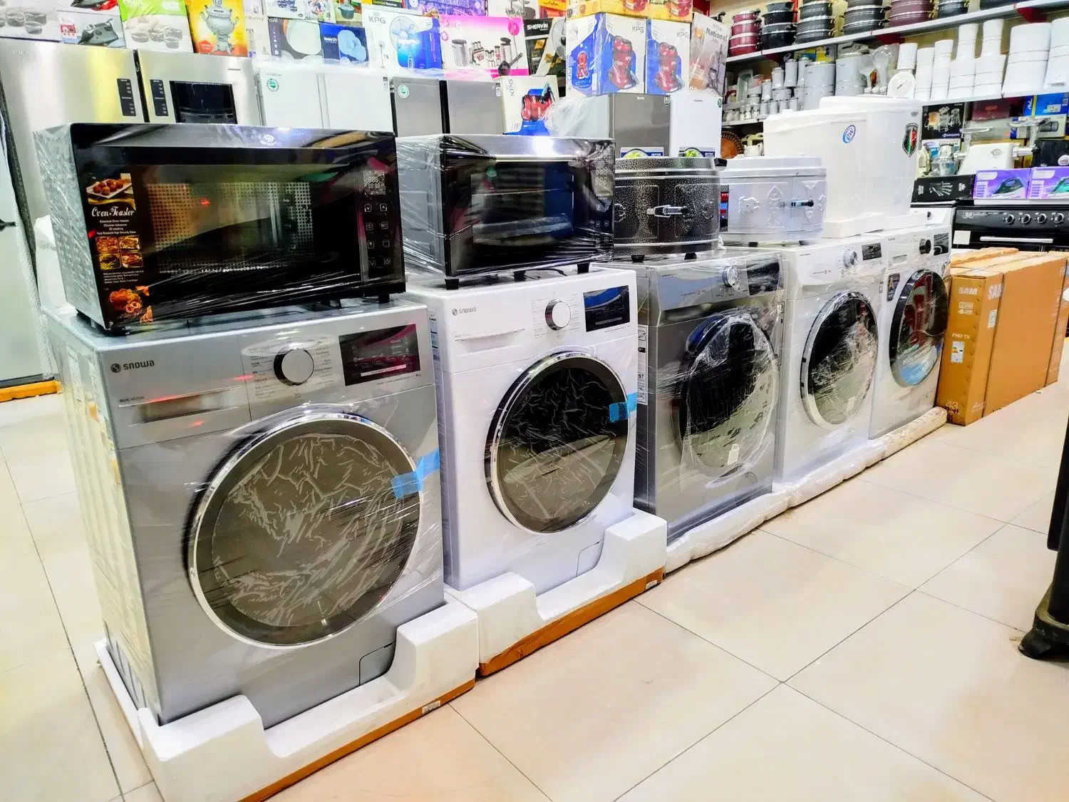 لباسشویی تمام اتومات8کیلواسنوا لوازم خانگی آل رسول|ماشین لباسشویی و خشککن لباس|زاهدان, |دیوار