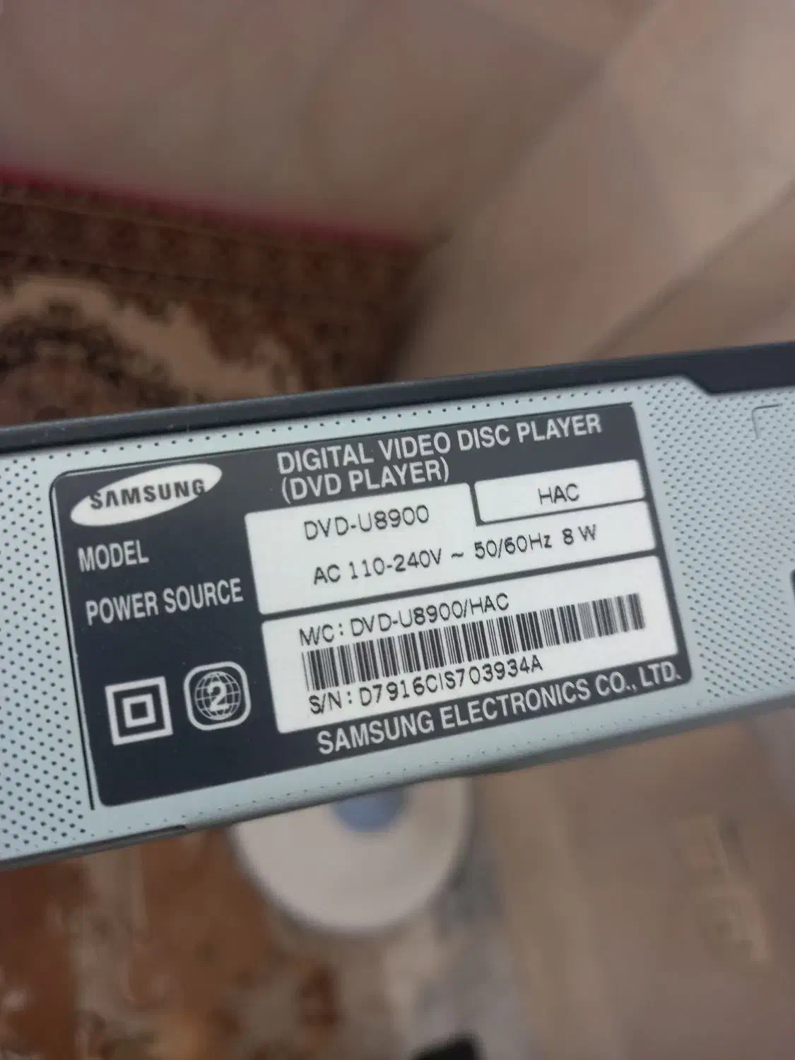 دی وی دی مدل سامسونگ|پخش‌کننده DVD و ویدیو|خوانسار, |دیوار