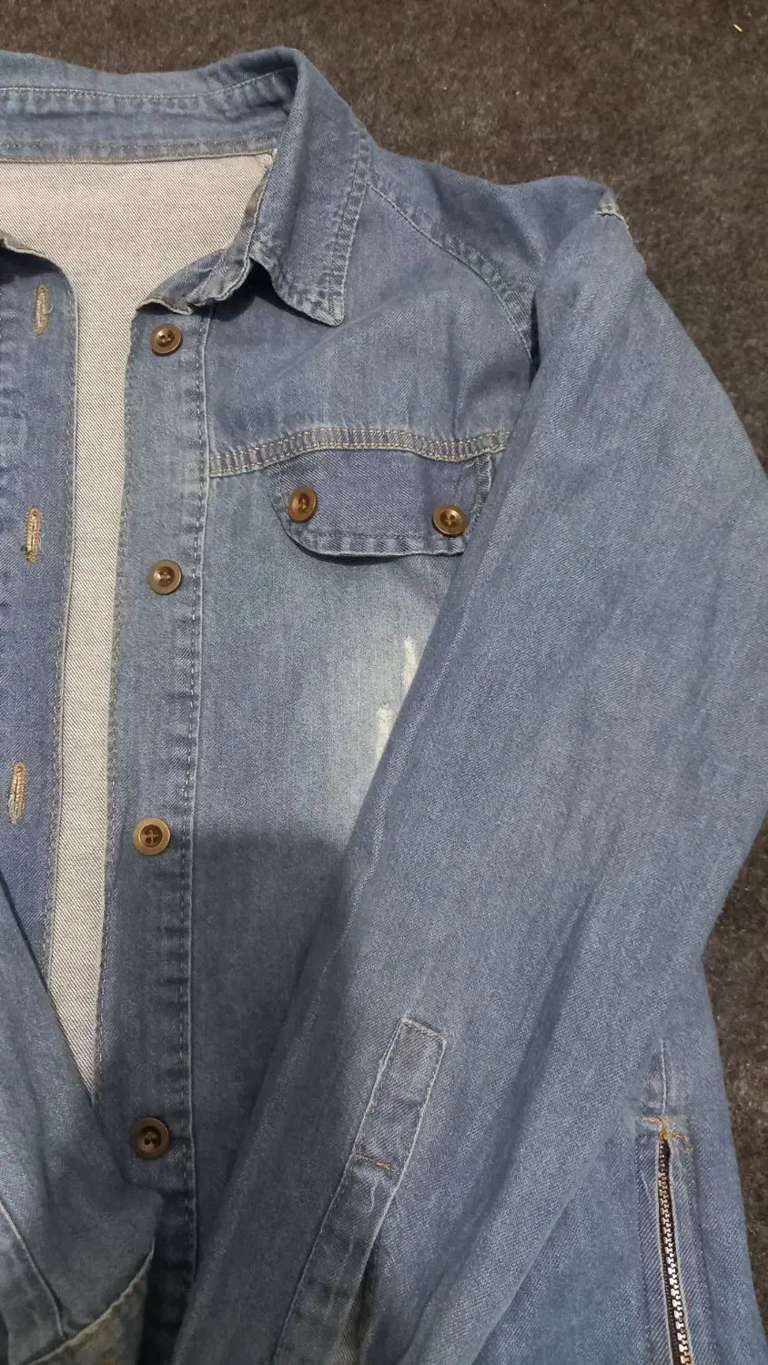 مانتو لی سایز ۳۸ تا ۴۰|لباس|بروجن, |دیوار