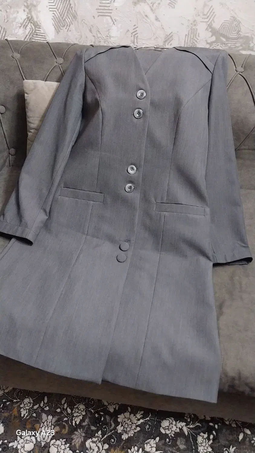 مانتو اداری طوسی نو|لباس|پاکدشت, پاکدشت (مامازند)|دیوار