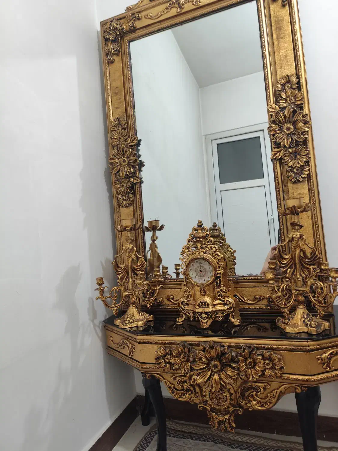 آیینه و شمعدان کلاسیک|آینه|نسیم‌شهر, |دیوار