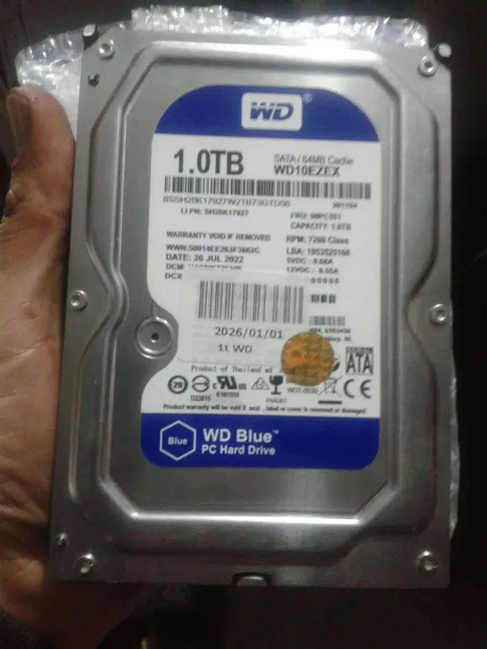 هارد 1ترابات وسترن دیجیتال|قطعات و لوازم جانبی رایانه|علیآباد کتول, |دیوار