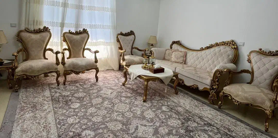 فروش مبلمان ۹ نفره|مبلمان خانگی و میز عسلی|کیش, |دیوار