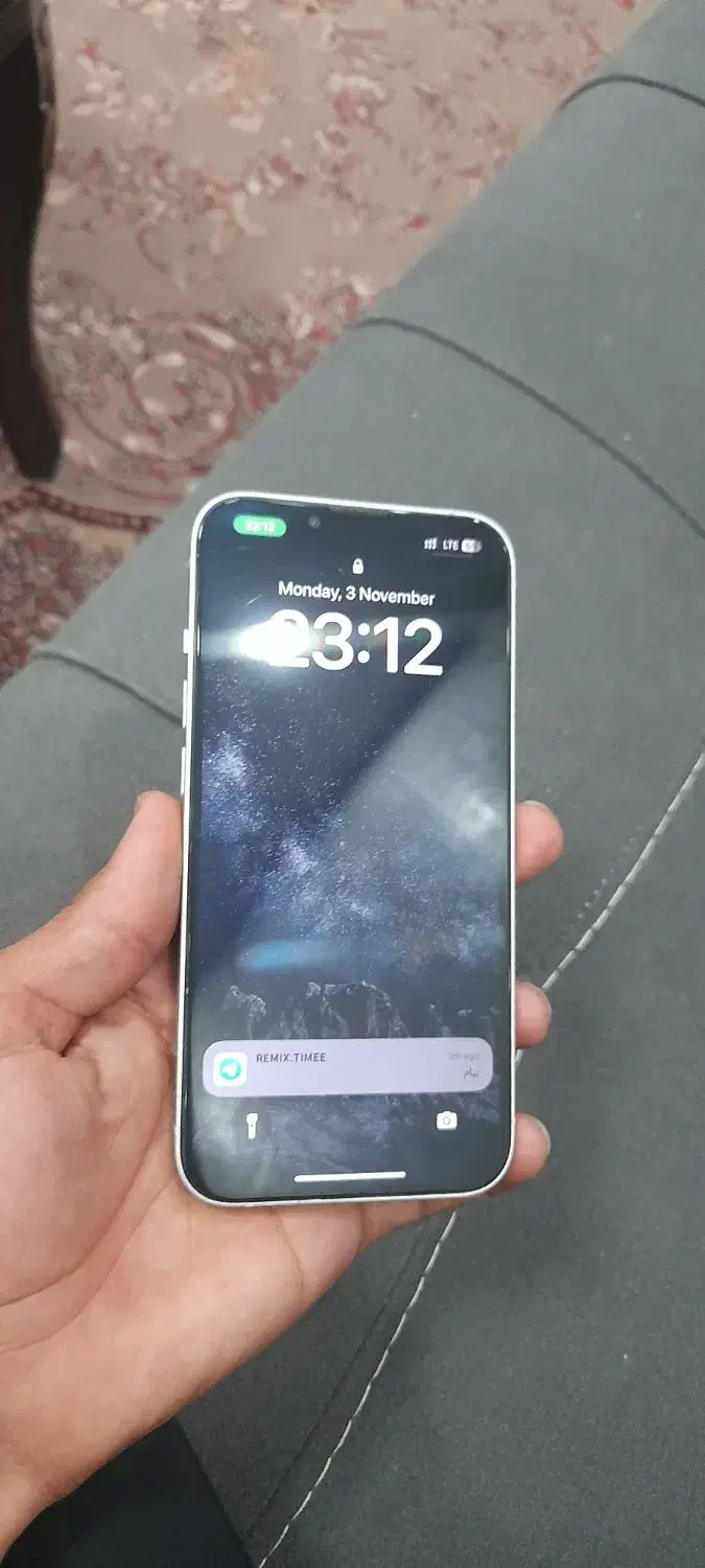 آیفون ۱۳ نرمال در حد نو|موبایل|برخوار, |دیوار