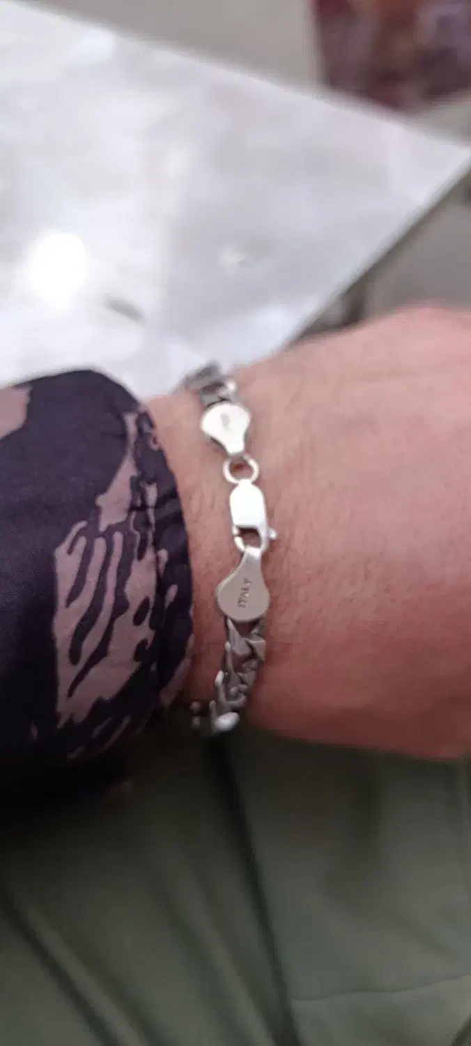 دستبند نقره ایتالیایی|جواهرات|سنندج, |دیوار