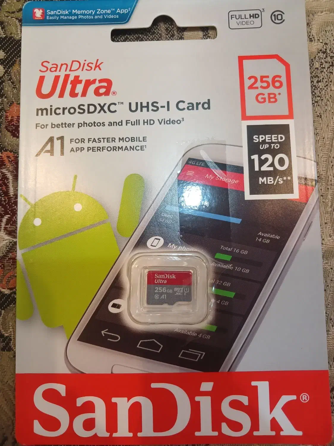 رم ۲۵۶ گیگ سندیسک|لوازم جانبی موبایل و تبلت|اراک, |دیوار