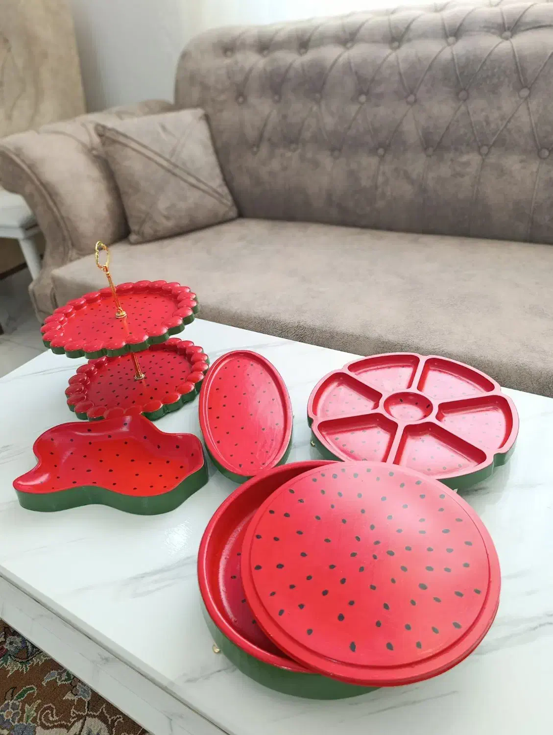 ست پذیرایی و دکوری|ظروف سرو و پذیرایی|خوانسار, |دیوار