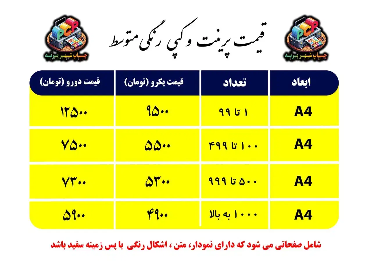 کپی،پرینت،چاپ،تراکت،پلات|خدمات رایانه‌ای و موبایل|پرند, فاز ۱|دیوار