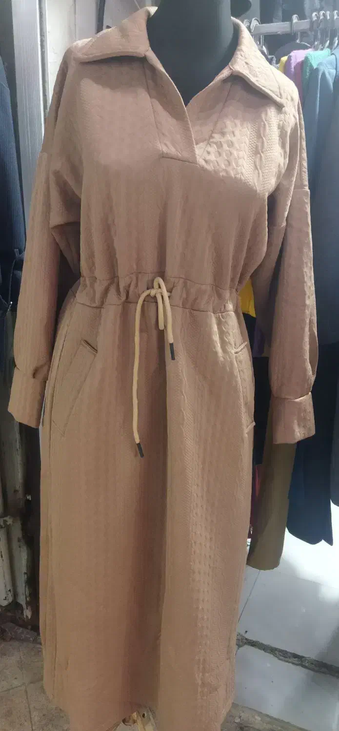 مانتو پاییزی جنس عالی فقط کرمی|لباس|مرودشت, ژیان|دیوار