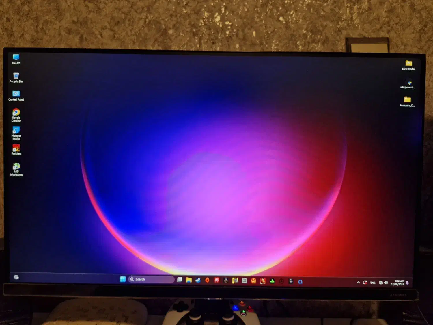 مانیتور سامسونگ ۲۷ اینچ Samsung LF27|قطعات و لوازم جانبی رایانه|تهران, فلسطین (میدان انقلاب)|دیوار