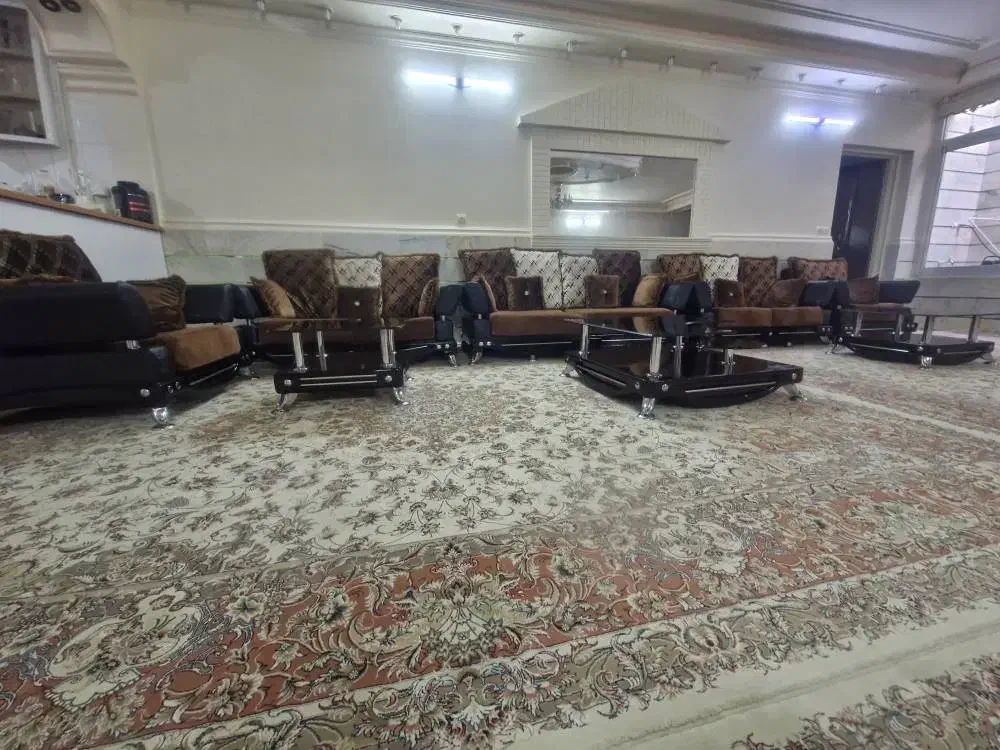 مبلمان ۹ نفره|مبلمان خانگی و میز عسلی|ورامین, ورامین|دیوار