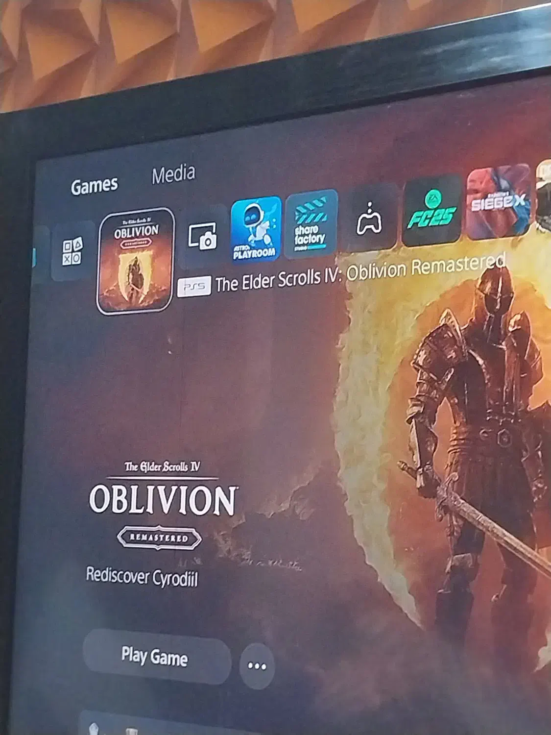 فروش اکانت ظرفیت سوم Elder scrolls IV Oblivion ps5|کنسول، بازی ویدئویی و آنلاین|تهران, اباذر|دیوار