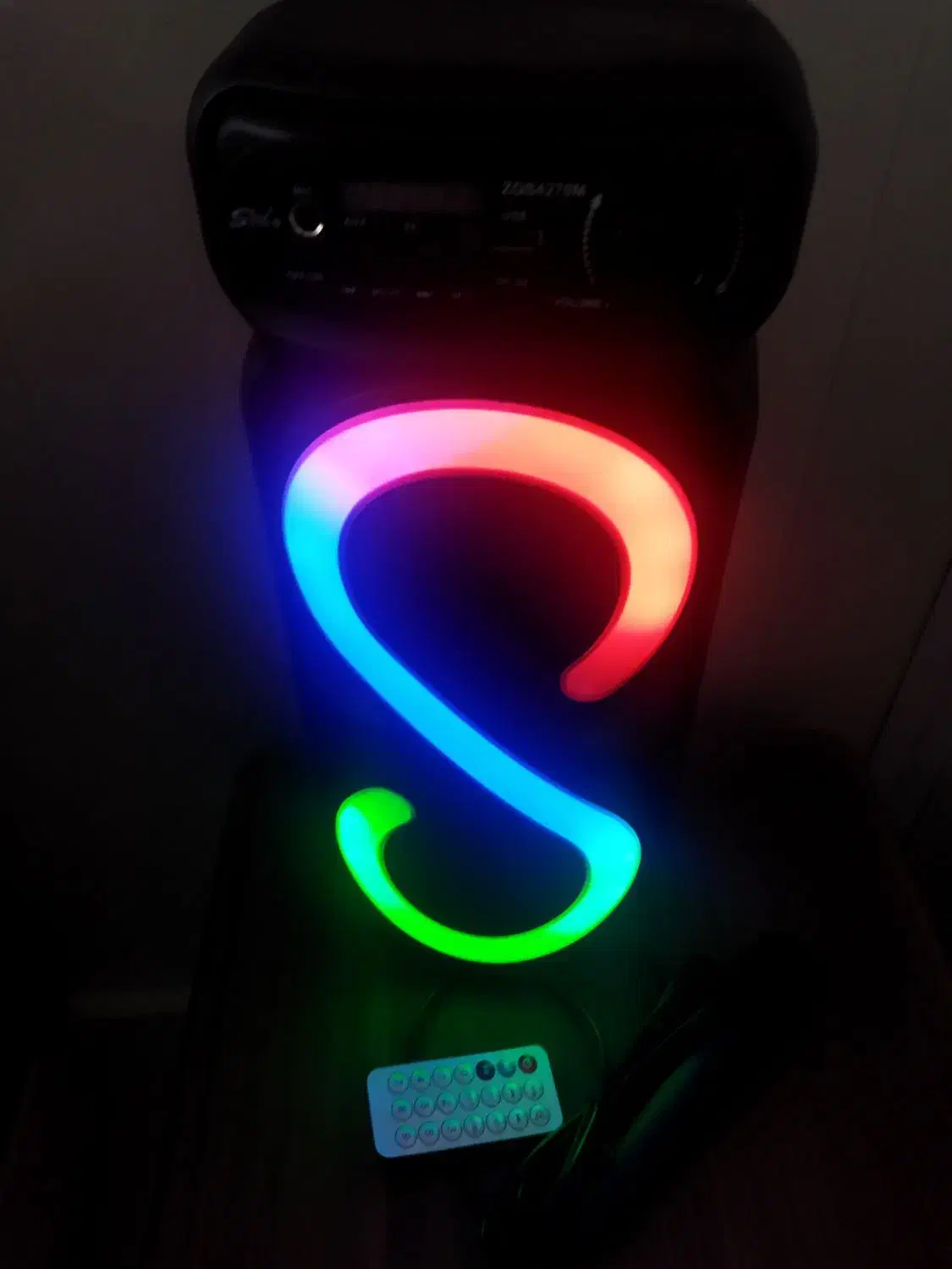 اسپیکر نو پلمپ با جعبه و کنترل ومیکروفون|سیستم صوتی خانگی|بابل, |دیوار