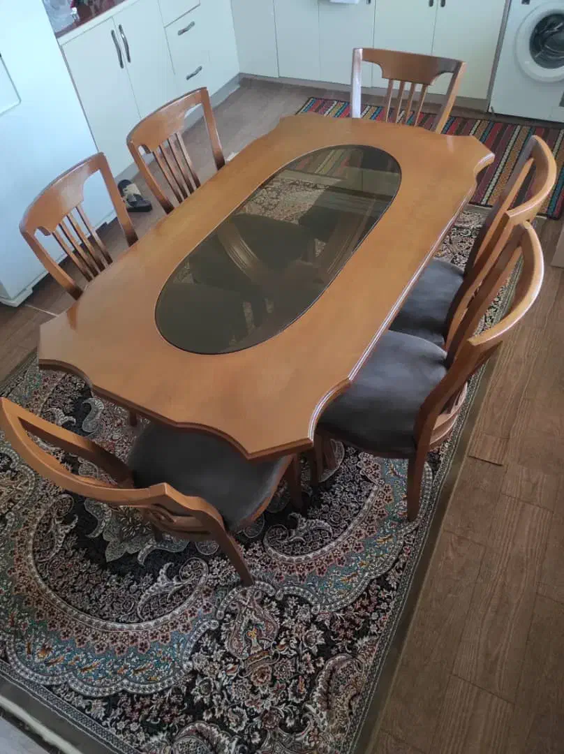 میز نهار خوری ۶ نفره|میز و صندلی غذاخوری|تنکابن, |دیوار